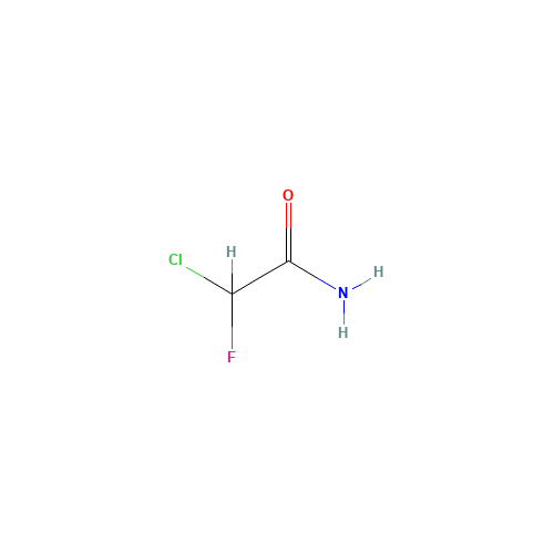 Chlorofluoroacetamide (CAS: 431-09-4) - Chemical Structure and Molecular Formula 