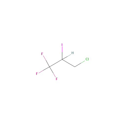 3-Chloro-2-iodo-1,1,1-trifluoropropane (CAS: 113402-77-0) - Chemical Structure and Molecular Formula 