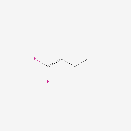 1,1-Difluoro-1-butene (CAS: 407-09-0) - Chemical Structure and Molecular Formula 