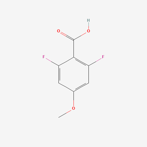 2,6-Difluoro-4-methoxybenzoic acid (CAS: 123843-65-2) - Chemical Structure and Molecular Formula 