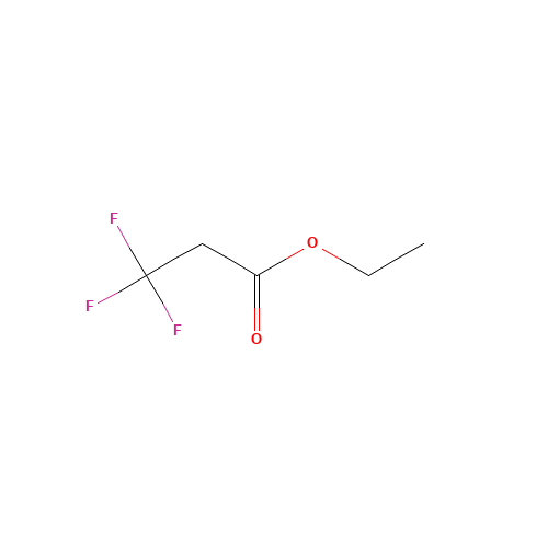 Ethyl 3,3,3-trifluoropropionate (CAS: 352-23-8) - Chemical Structure and Molecular Formula 