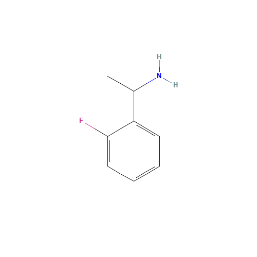1-(2-Fluorophenyl)ethylamine (CAS: 74788-44-6) - Chemical Structure and Molecular Formula 