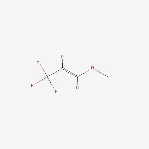 E-1-Methoxy-3,3,3-trifluoropropene (CAS: 26885-71-2) - Chemical Structure and Molecular Formula 