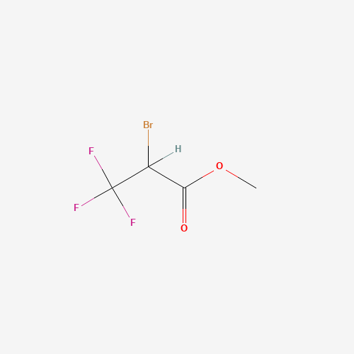 Methyl 2-bromo-3,3,3-trifluoropropionate (CAS: 113816-36-7) - Chemical Structure and Molecular Formula 