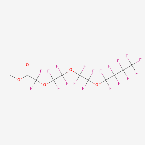 Methyl perfluoro-3,6,9-trioxatridecanoate (CAS: 330562-42-0) - Chemical Structure and Molecular Formula 
