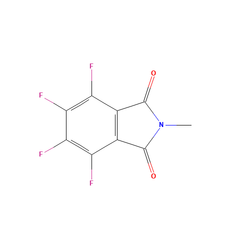 N-Methyl tetrafluorophthalimide (CAS: 33795-85-6) - Chemical Structure and Molecular Formula 