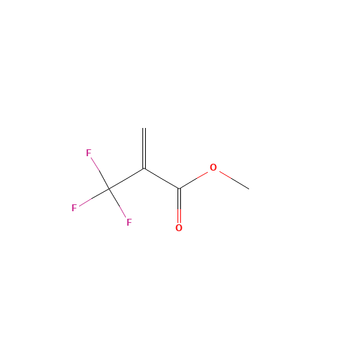 Methyl 2-(trifluoromethyl)acrylate (CAS: 382-90-1) - Chemical Structure and Molecular Formula 