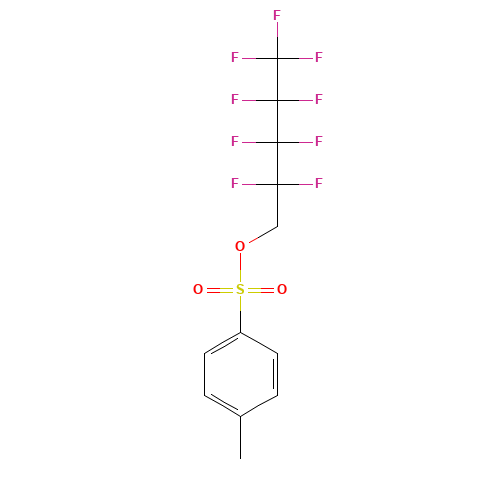 1H,1H-Nonafluoropentyl p-toluenesulfonate (CAS: 883499-79-4) - Chemical Structure and Molecular Formula 