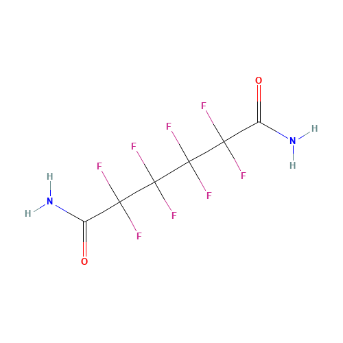 Octafluoroadipamide (CAS: 355-66-8) - Chemical Structure and Molecular Formula 
