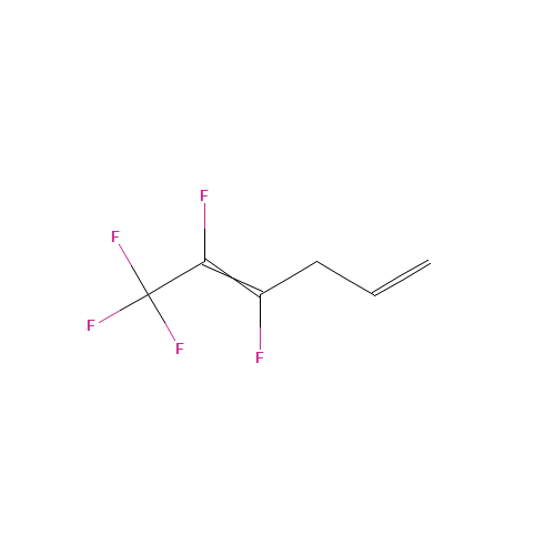 1,1,1,2,3-Pentafluoro-2,5-hexadiene (CAS: 1730-22-9) - Chemical Structure and Molecular Formula 