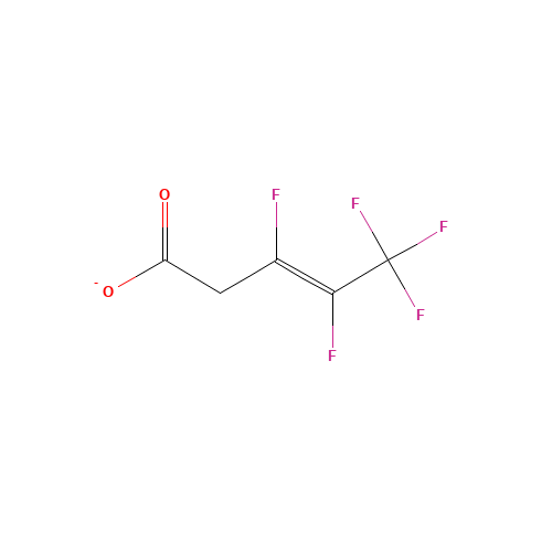 2-(Pentafluoropropenyl)acetate (CAS: 53841-58-0) - Chemical Structure and Molecular Formula 