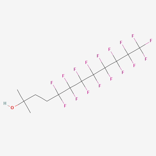 4-(Perfluorooctyl)-2-methyl-2-butanol (CAS: 141183-94-0) - Chemical Structure and Molecular Formula 