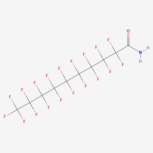 Perfluorodecaneamide (CAS: 307-40-4) - Chemical Structure and Molecular Formula 