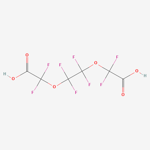 Perfluoro-3,6-dioxaoctane-1,8-dioic acid (CAS: 55621-21-1) - Chemical Structure and Molecular Formula 
