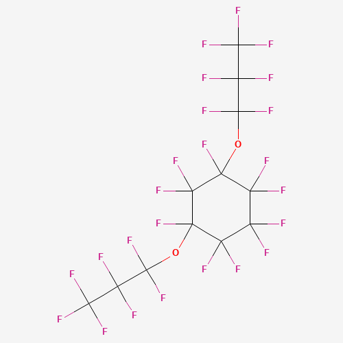 Perfluoro(1,3-dipropoxycyclohexane) (CAS: 400626-83-7) - Chemical Structure and Molecular Formula 