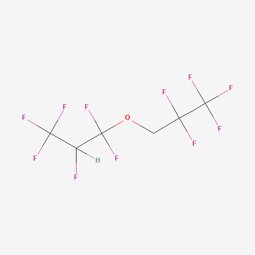 1H,1H,2'H-Perfluorodipropyl ether (CAS: 1000-28-8) - Chemical Structure and Molecular Formula 