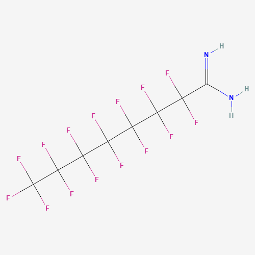 Perfluorooctanamidine (CAS: 307-31-3) - Chemical Structure and Molecular Formula 