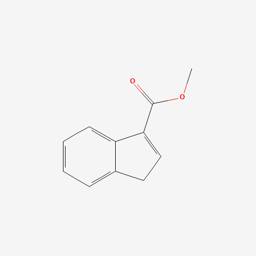 Methyl 1H-indene-3-carboxylate (CAS: 39891-79-7) - Chemical Structure and Molecular Formula 
