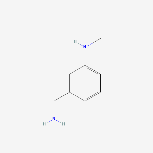 N-[3-(Aminomethyl)phenyl]-N-methylamine (CAS: 768343-60-8) - Chemical Structure and Molecular Formula 