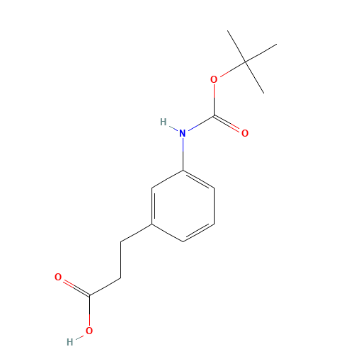 3-{3-[(tert-Butoxycarbonyl)amino]phenyl}-propanoic acid (CAS: 387360-95-4) - Related Chemical Product