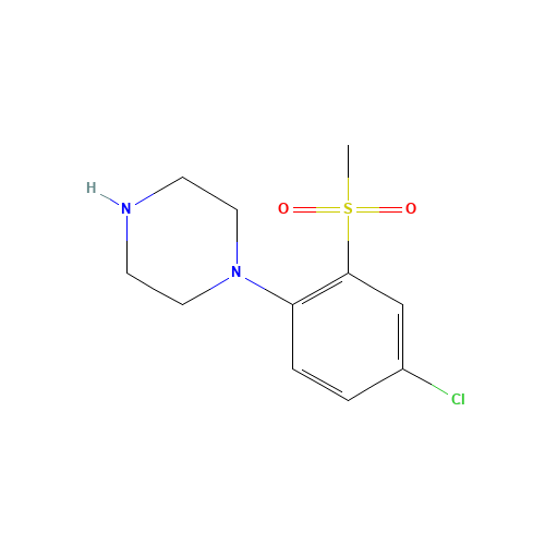 1-[4-Chloro-2-(methylsulfonyl)phenyl]piperazine (CAS: 849035-68-3) - Related Chemical Product