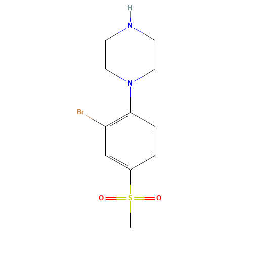 1-[2-Bromo-4-(methylsulfonyl)phenyl]piperazine (CAS: 849035-69-4) - Related Chemical Product