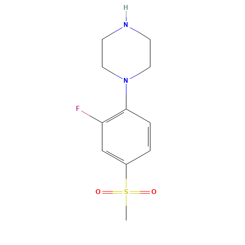 1-[2-Fluoro-4-(methylsulfonyl)phenyl]piperazine (CAS: 845616-10-6) - Related Chemical Product