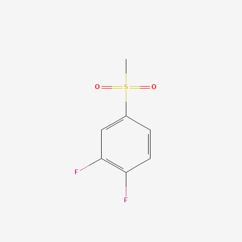 1,2-Difluoro-4-(methylsulfonyl)benzene (CAS: 424792-57-4) - Chemical Structure and Molecular Formula 