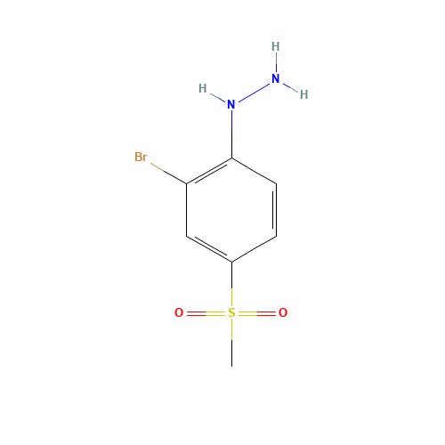 [2-Bromo-4-(methylsulfonyl)phenyl]hydrazine (CAS: 849035-73-0) - Related Chemical Product