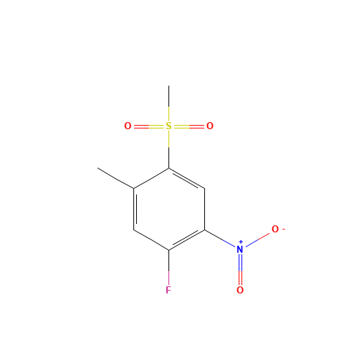 1-Fluoro-5-methyl-4-(methylsulfonyl)-2-nitrobenzene (CAS: 849035-74-1) - Related Chemical Product