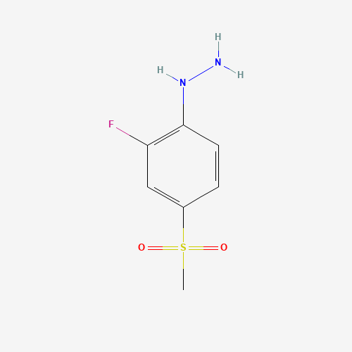 [2-Fluoro-4-(methylsulfonyl)phenyl]hydrazine (CAS: 832714-48-4) - Related Chemical Product