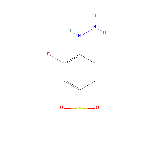 [2-Fluoro-4-(methylsulfonyl)phenyl]hydrazine (CAS: 832714-48-4) - Related Chemical Product