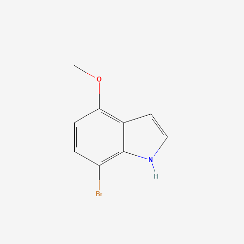 7-Bromo-4-methoxyindole (CAS: 81224-16-0) - Chemical Structure and Molecular Formula 