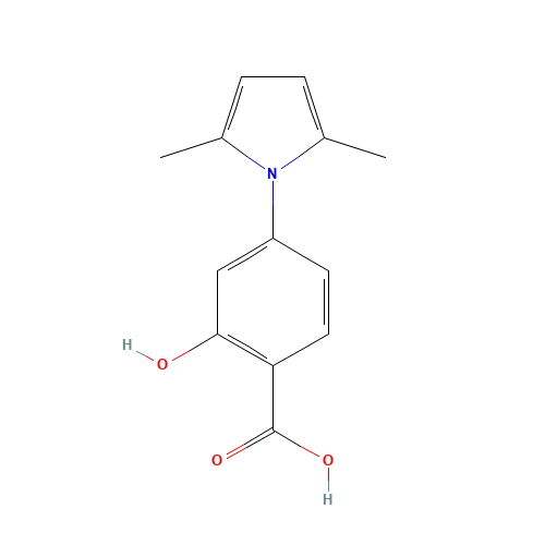 4-(2,5-Dimethyl-pyrrol-1-yl)-2-hydroxy-benzoic acid (CAS: 5987-00-8) - Related Chemical Product