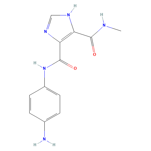 1H-Imidazole-4,5-dicarboxylic acid 4-[(4-amino-phenyl)-amide] 5-methylamide (CAS: 436088-53-8) - Related Chemical Product