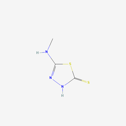 5-Methylamino-[1,3,4]thiadiazole-2-thiol (CAS: 27386-01-2) - Chemical Structure and Molecular Formula 
