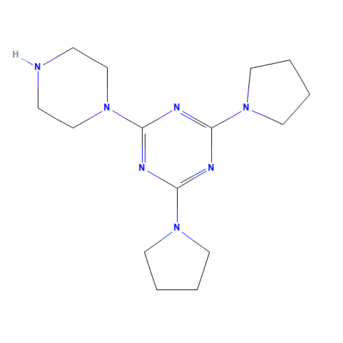 2-Piperazin-1-yl-4,6-di-pyrrolidin-1-yl-[1,3,5]triazine (CAS: 111668-00-9) - Related Chemical Product