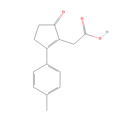 (5-Oxo-2-p-tolyl-cyclopent-1-enyl)-acetic acid (CAS: 78977-89-6) - Related Chemical Product