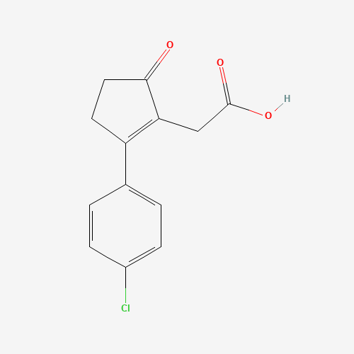 [2-(4-Chloro-phenyl)-5-oxo-cyclopent-1-enyl]-acetic acid (CAS: 53272-87-0) - Related Chemical Product