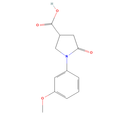 1-(3-Methoxy-phenyl)-5-oxo-pyrrolidine-3-carboxylic acid (CAS: 63674-47-5) - Related Chemical Product