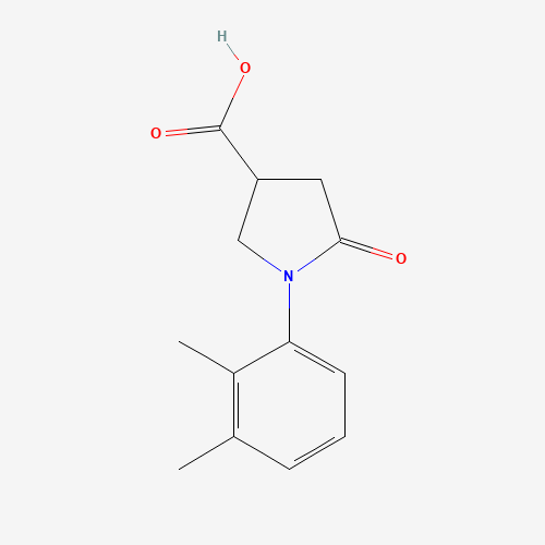 1-(2,3-Dimethyl-phenyl)-5-oxo-pyrrolidine-3-carboxylic acid (CAS: 56617-46-0) - Chemical Structure and Molecular Formula 