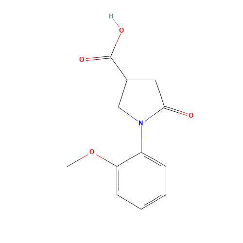 1-(2-Methoxy-phenyl)-5-oxo-pyrrolidine-3-carboxylic acid (CAS: 39629-90-8) - Related Chemical Product