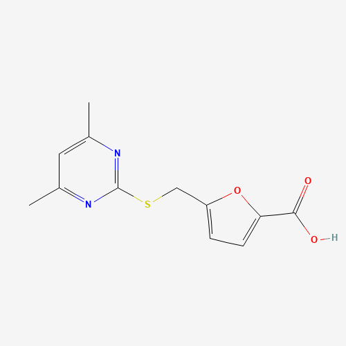 5-(4,6-Dimethyl-pyrimidin-2-ylsulfanylmethyl)-furan-2-carboxylic acid (CAS: 438622-94-7) - Related Chemical Product