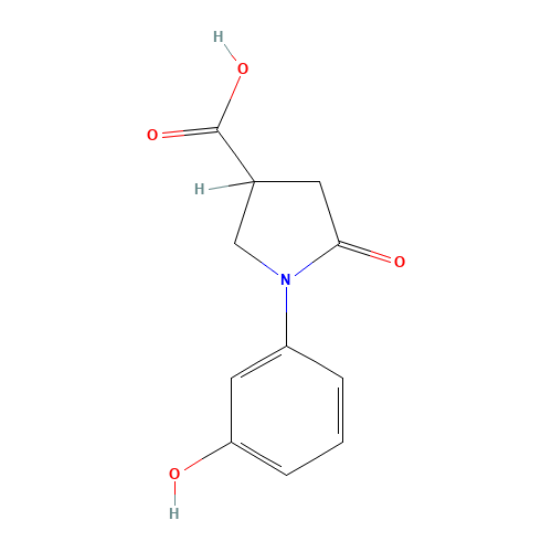 1-(3-Hydroxy-phenyl)-5-oxo-pyrrolidine-3-carboxylic acid (CAS: 91891-24-6) - Related Chemical Product