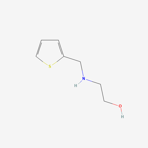 2-[(Thiophen-2-ylmethyl)-amino]-ethanol (CAS: 93448-34-1) - Chemical Structure and Molecular Formula 