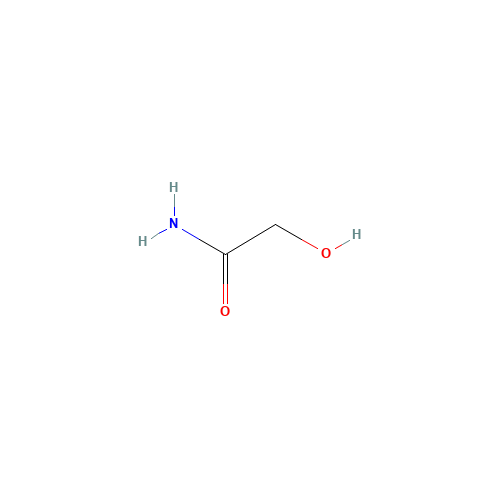 2-Hydroxyacetamide (CAS: 598-42-5) - Chemical Structure and Molecular Formula 