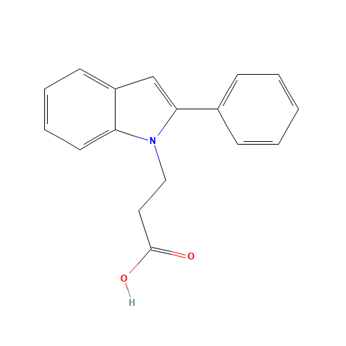 3-(2-Phenyl-indol-1-yl)-propionic acid (CAS: 65746-55-6) - Related Chemical Product