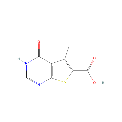 5-Methyl-4-oxo-3,4-dihydro-thieno-[2,3-d]pyrimidine-6-carboxylic acid (CAS: 101667-97-4) - Related Chemical Product
