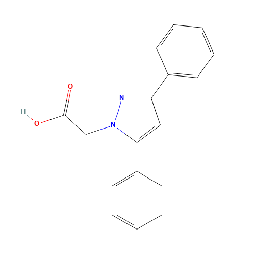 (3,5-Diphenyl-pyrazol-1-yl)-acetic acid (CAS: 93323-67-2) - Related Chemical Product