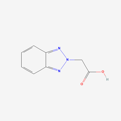2-Carboxymethyl-2H-benzotriazole (CAS: 4144-68-7) - Chemical Structure and Molecular Formula 